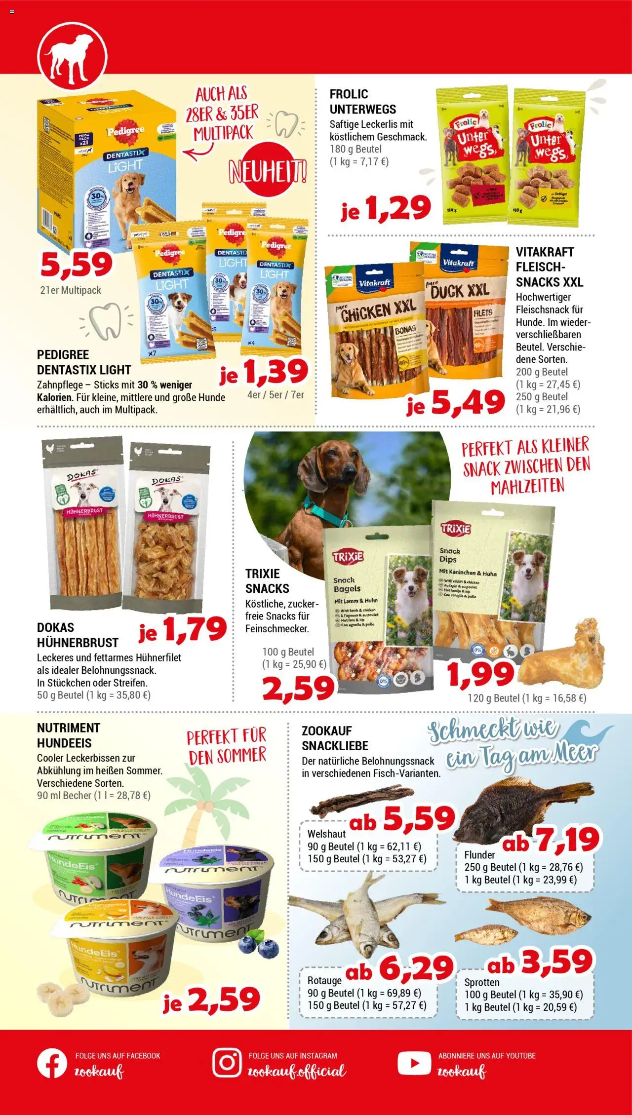 zookauf Prospekt 	 - gültig ab dem 26.07.2025 | Seite: 10 | Produkte: Kaninchen, Zucker, Pedigree, Fleisch