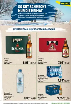Metro Regionaler Flyer ab 01.11.2025 gültig | Seite: 75 | Produkte: Berliner, Mineralwasser, Fassbrause