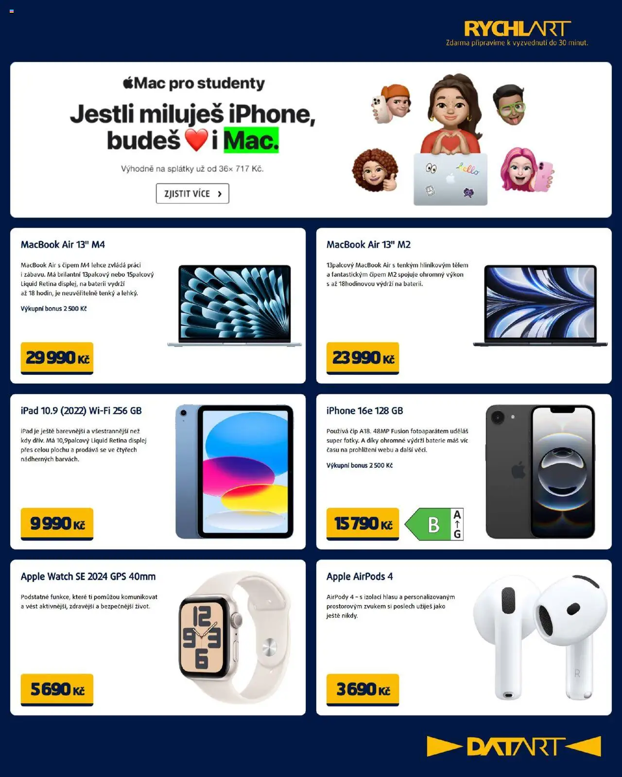 Datart leták od 11.08.2025 | Strana: 5 | Produkty: Iphone, Airpods, Apple, Baterie