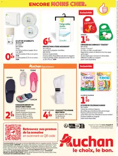 Auchan - Prévisualisation de Auchan - Petits prix marque Pouce valide à partir de 17.02.2026 | Page: 6 | Produits: Livre de coloriage, Lapin, Livre, Literie