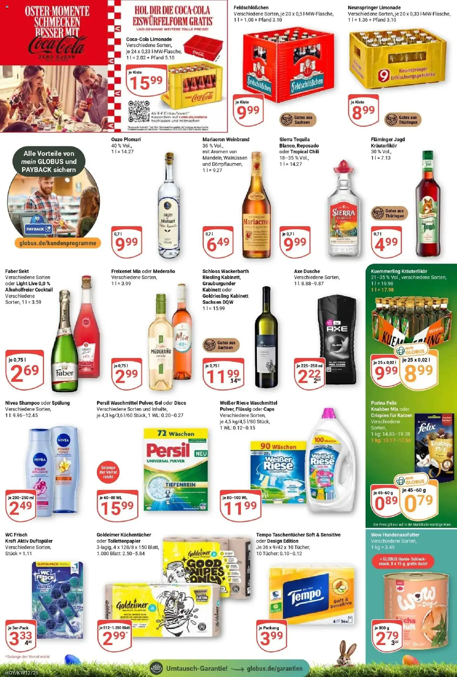 Globus prospekt Hoyerswerda	 – gültig ab 15.03.2026 | Seite: 3 | Produkte: Sekt, Spülung, Mariacron, Toilettenpapier