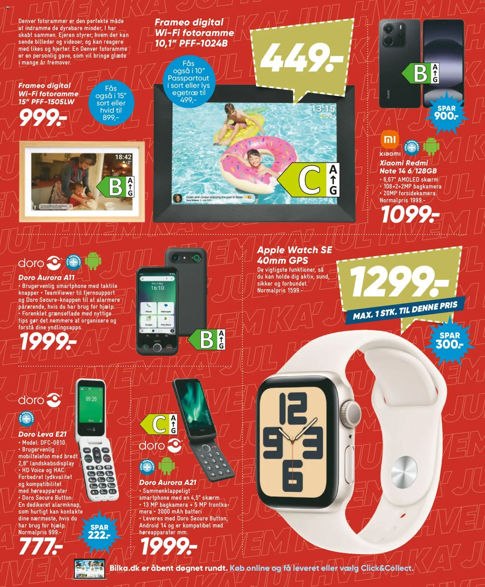 Bilka tilbudsavis – gyldig fra 12.12.2025 | Side: 28 | Produkter: Skærm, GPS, Søm, Batteri