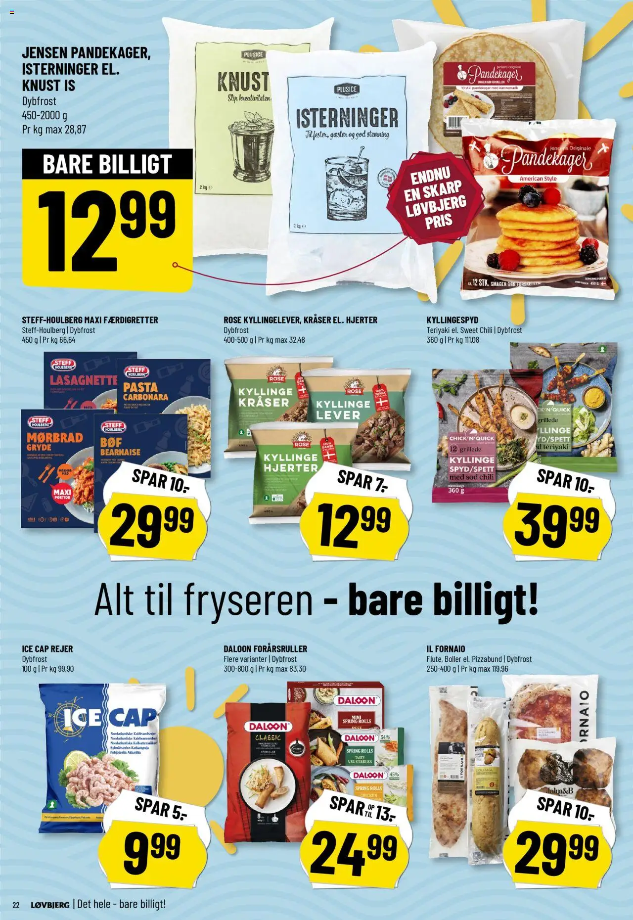 Løvbjerg Tilbudsavis gyldig fra 18.07.2025 | Side: 24 | Produkter: Pasta, Is, Rejer