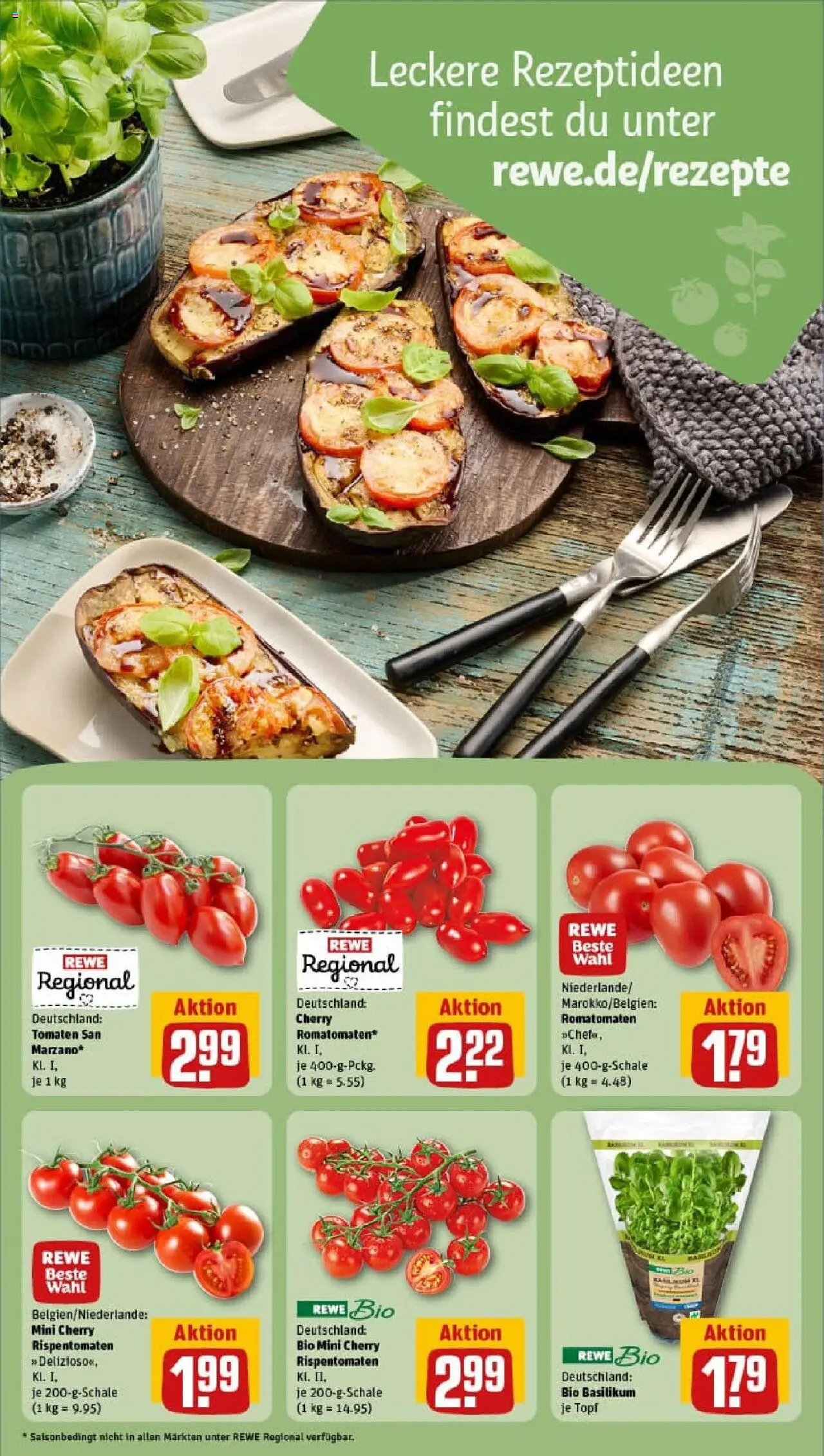 Rewe prospekt Erbach	 - gültig ab dem 27.07.2025 | Seite: 13 | Produkte: Tomaten
