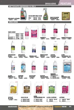 Brico Cash - Prévisualisation de Brico Cash catalogue valide à partir de 04.04.2025 | Page: 191 | Produits: Huile de lin, Savon, Détachant, Vinaigre