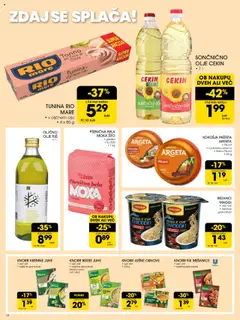 Tuš katalog │ velja od 16.07.2025 | Stran: 18 | Izdelki: Rezanci, Kos, Olje, Top doble cara