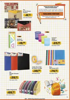 Migros Katalog - Migroskop - 21.08.2025 tarihinden itibaren geçerlidir | Sayfa: 109 | Ürünler: Magazinlik, Kalemlik, Sunum dosyası, Telli dosya