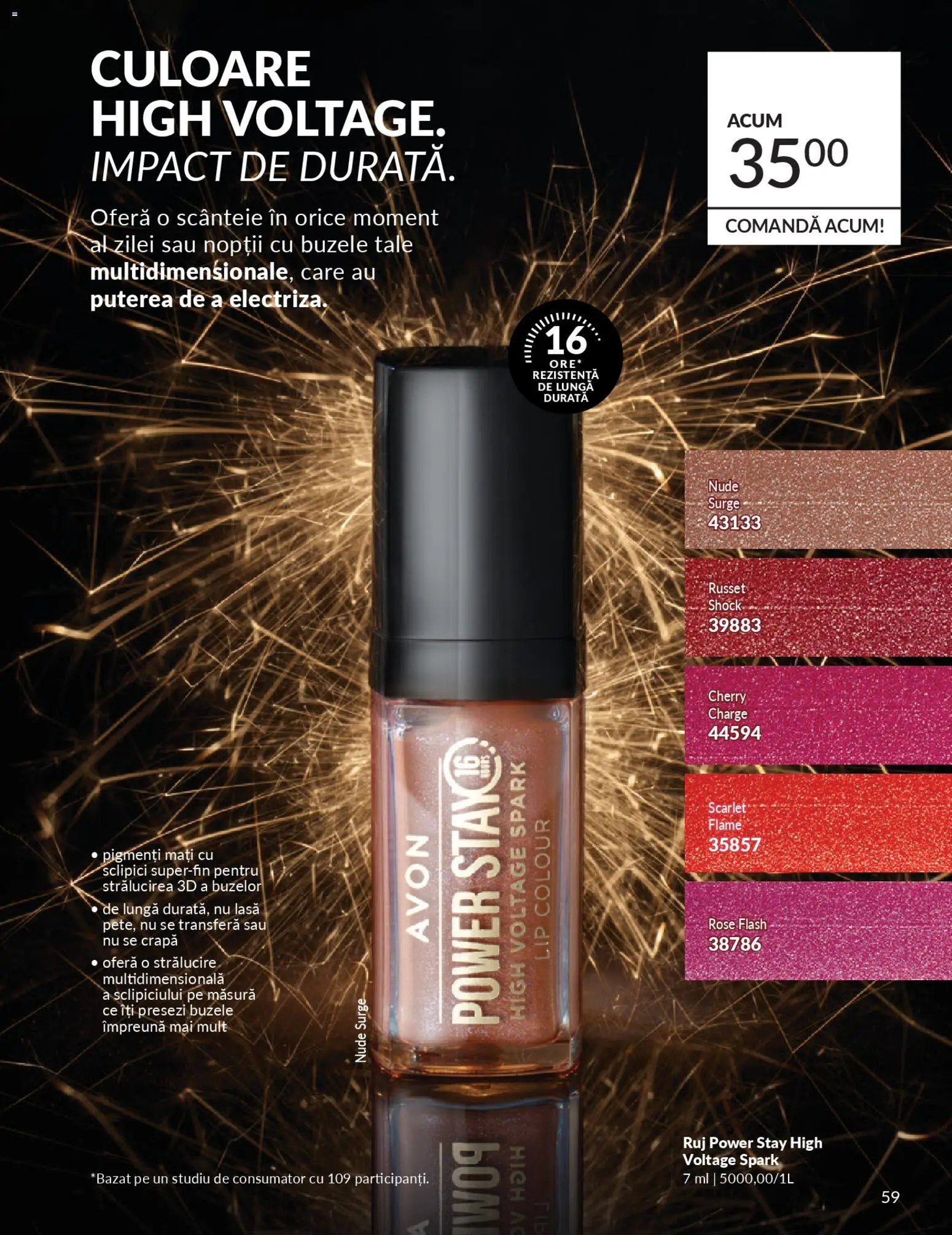 Noul catalog Avon – valabil de la 01.02.2026 | Pagină: 61 | Produse: Ruj, Peluş Köpek Yatağı