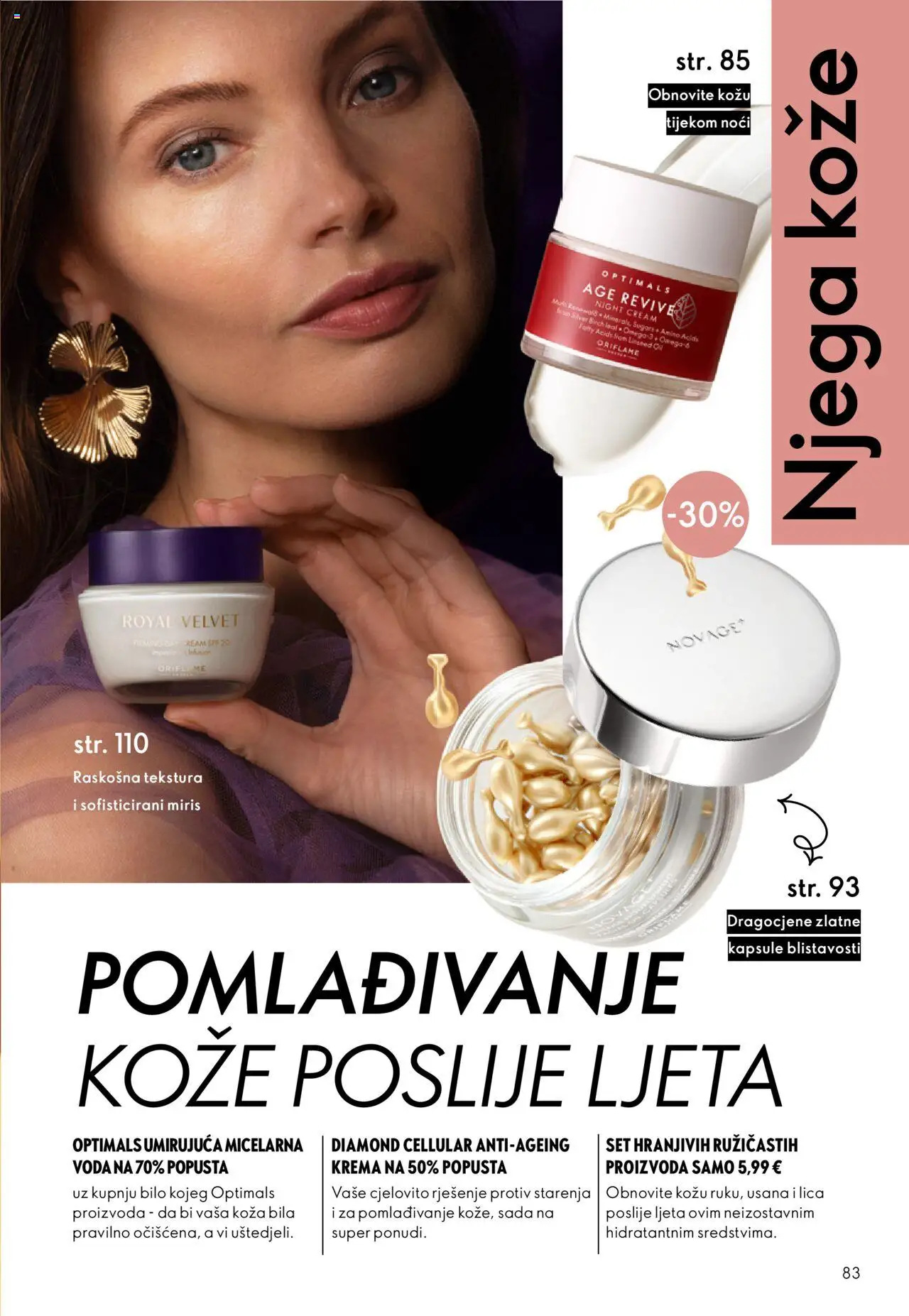 Oriflame katalog | vrijedi od 08.10.2025 | Stranica: 83 | Proizvodi: Miris, Krema, Voda