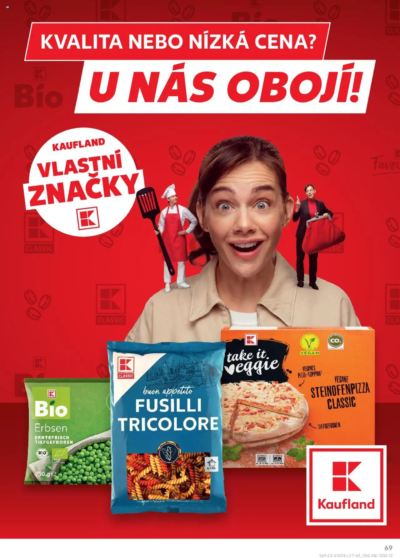 Kaufland leták - Chomutov od 11.06.2025 | Strana: 69 | Produkty: Veggie, Vegan, Pizza, Miš