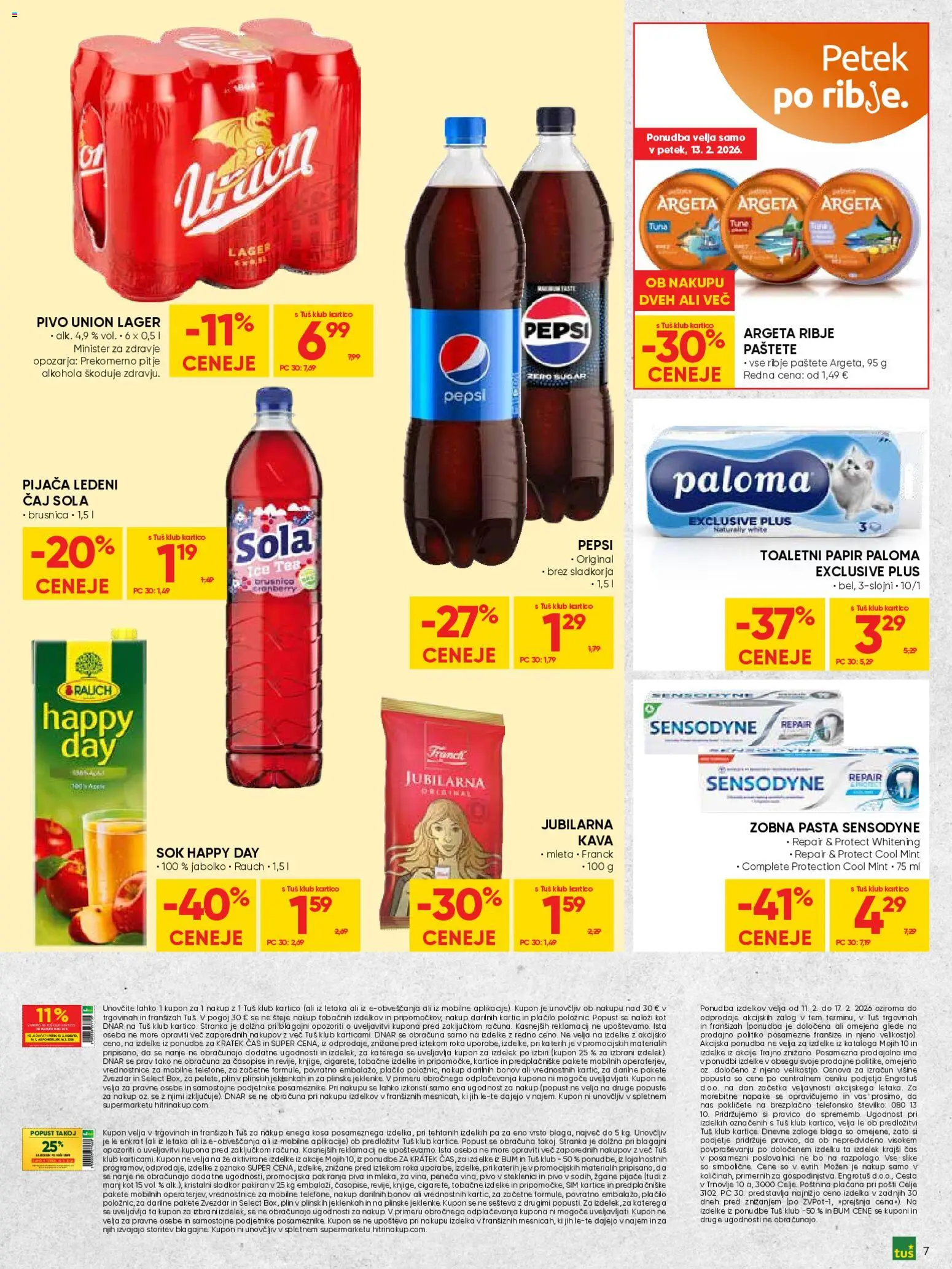 Novi Tuš katalog ponudbe – veljaven od 11.02.2026 | Stran: 7