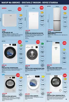 Inpos katalog akcije – veljaven od 12.03.2026 | Stran: 15 | Izdelki: Črpalka, Hladilnik, Polica, Vrata
