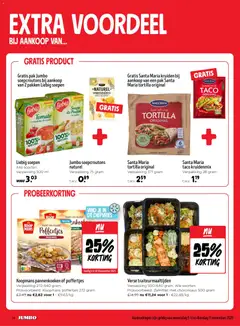 JUMBO folder / publicité - Voorbeeld van een folder van JUMBO, geldig van 05.11.2025 | Pagina: 14 | Producten: Taco, Pannenkoeken, Tortilla, Een pak