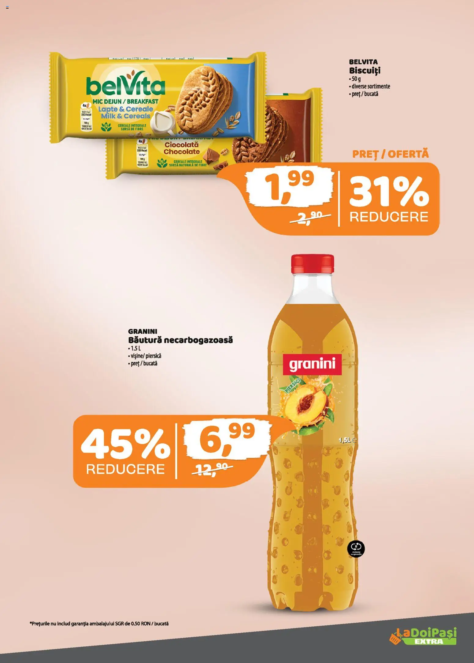 Noul catalog LaDoiPași – valabil de la 08.01.2026 | Pagină: 5 | Produse: Piersică, Lapte, Ciocolată, Cereale