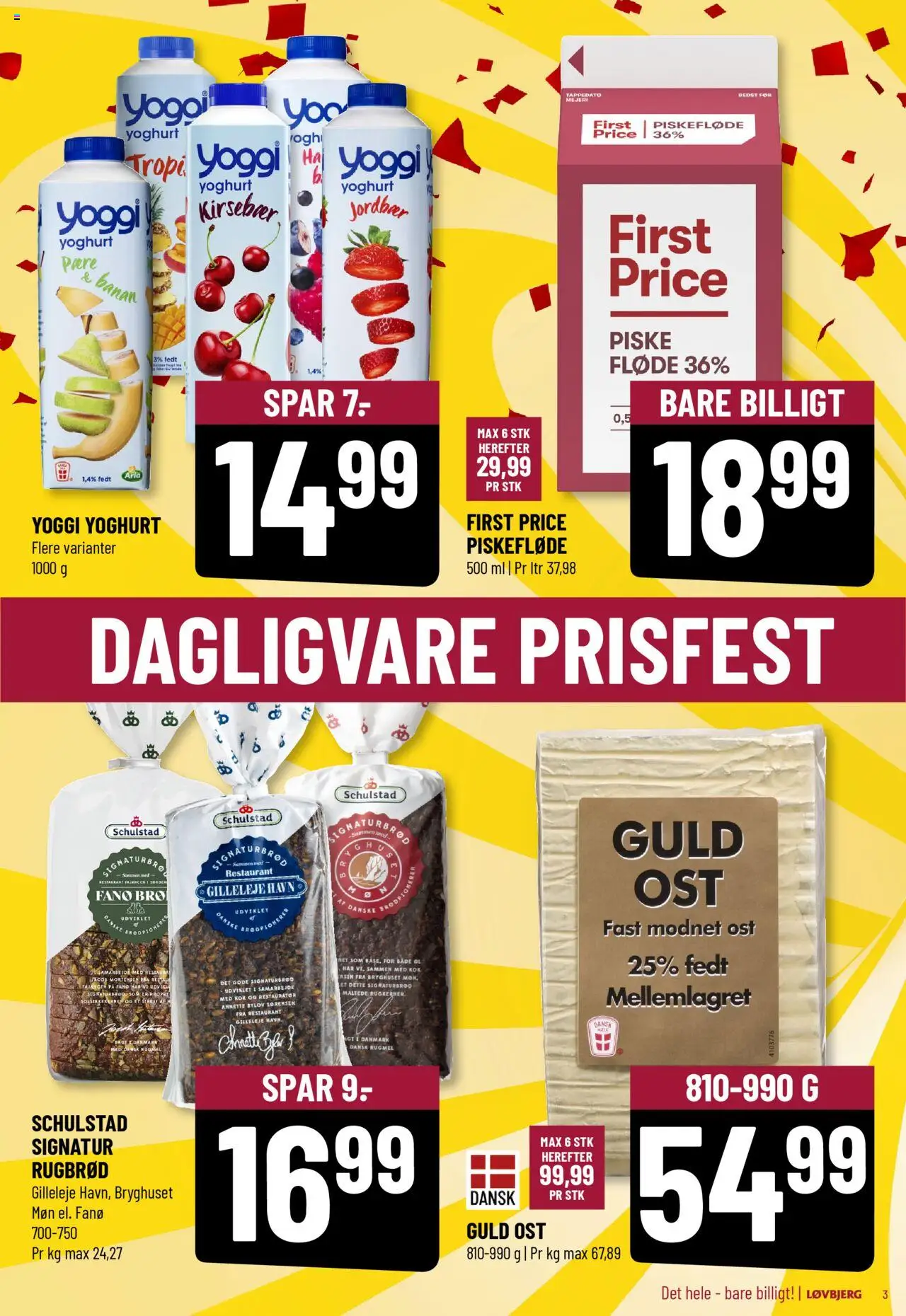 Løvbjerg Tilbudsavis gyldig fra 20.06.2025 | Side: 3 | Produkter: Jordbær, Fløde, Kirsebær, Søm
