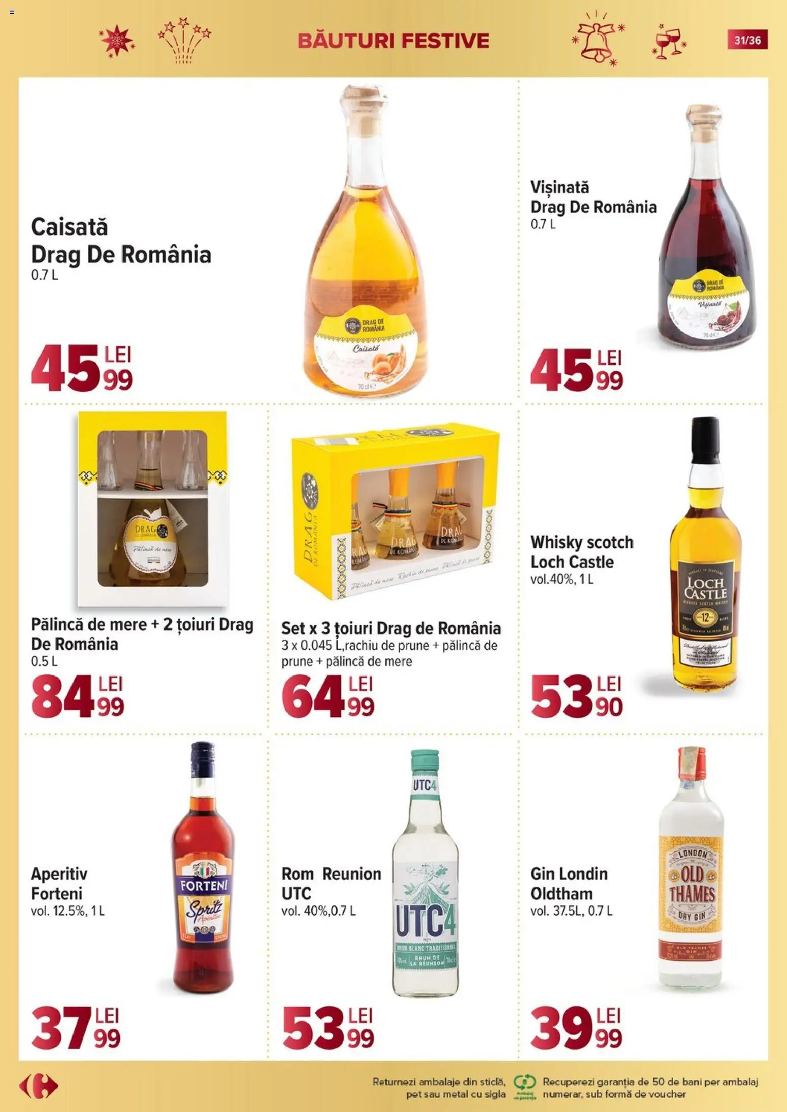 Noul catalog Carrefour – valabil de la 19.11.2025 | Pagină: 31 | Produse: Mere, Rom, Prune, Gin