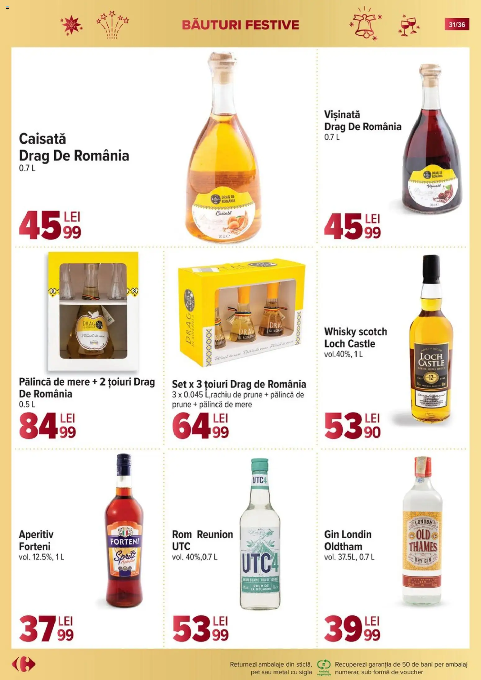 Noul catalog Carrefour – valabil de la 19.11.2025 | Pagină: 31 | Produse: Mere, Rom, Prune, Gin