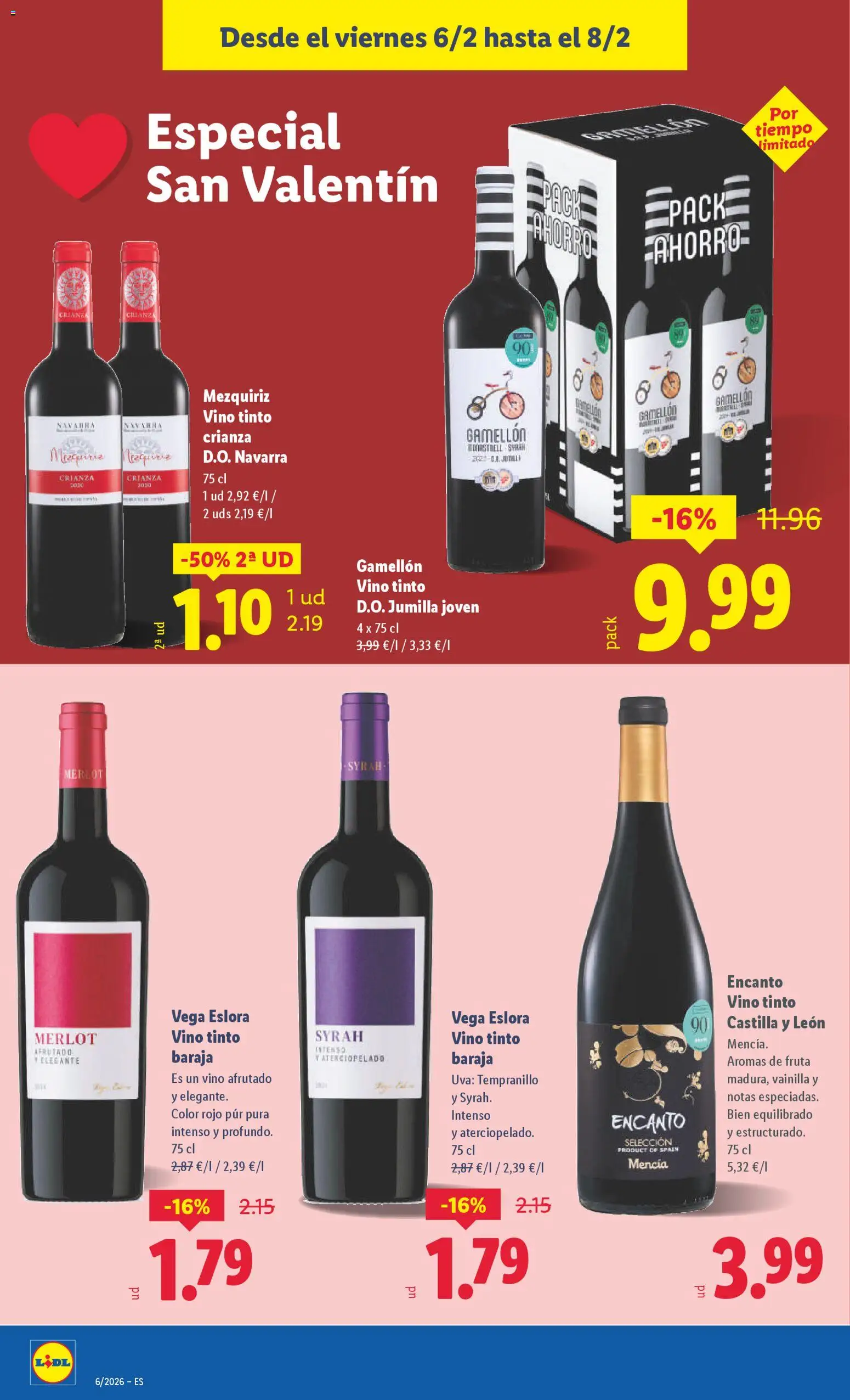 Lidl folleto │ válido desde el 02.02.2026 | Página: 26 | Productos: Vino