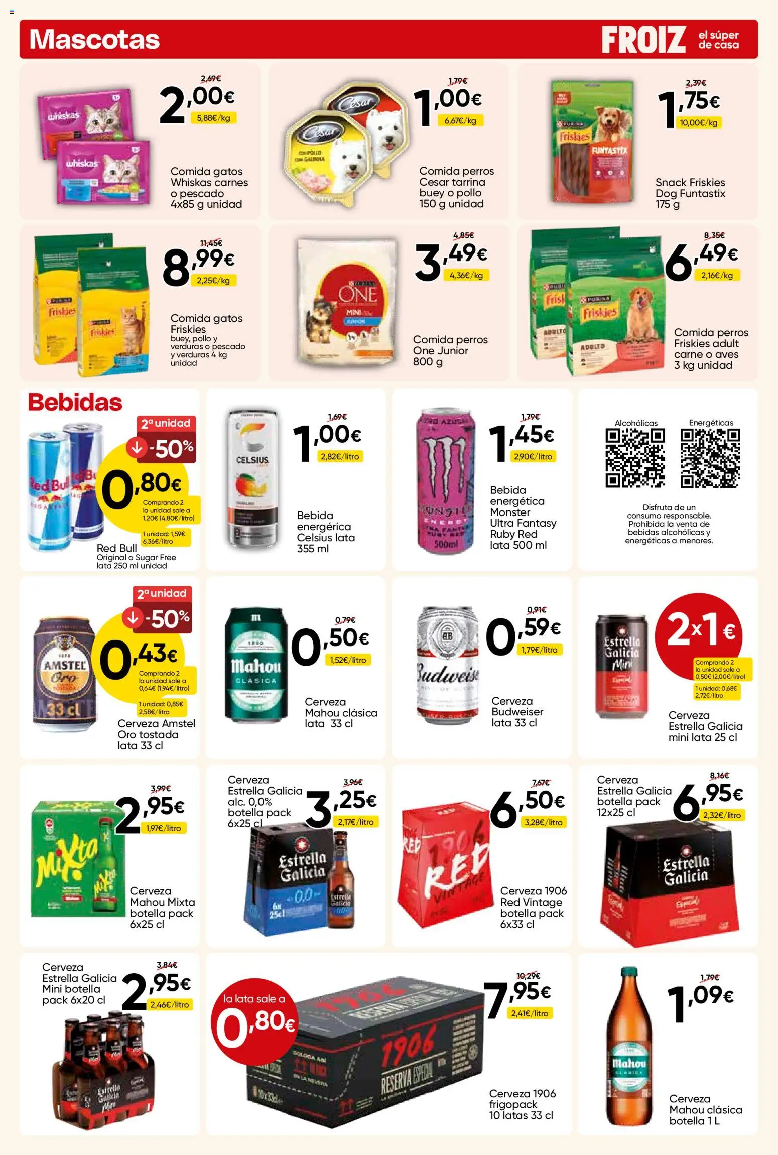 Froiz folleto │ válido desde el 09.04.2026 | Página: 16 | Productos: Cerveza, Pescado
