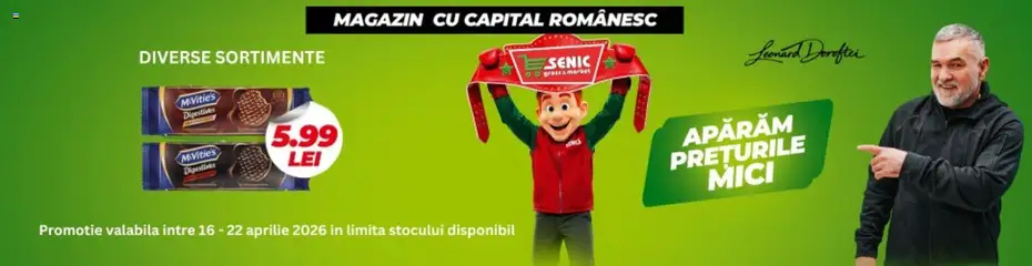 Ofertele Senic valabile de la 20.04.2026