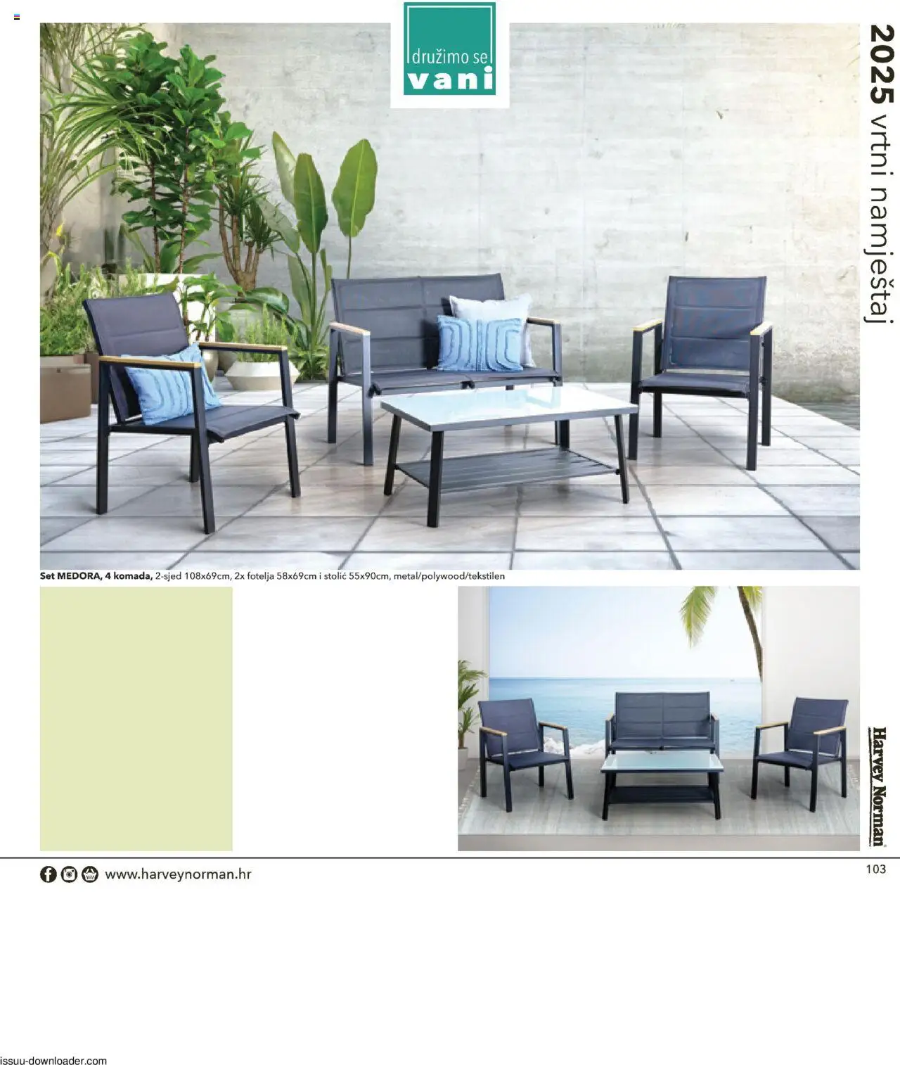 Harvey Norman katalog | vrijedi od 19.03.2025 | Stranica: 103 | Proizvodi: Fotelja, Stolić, Vrtni namještaj