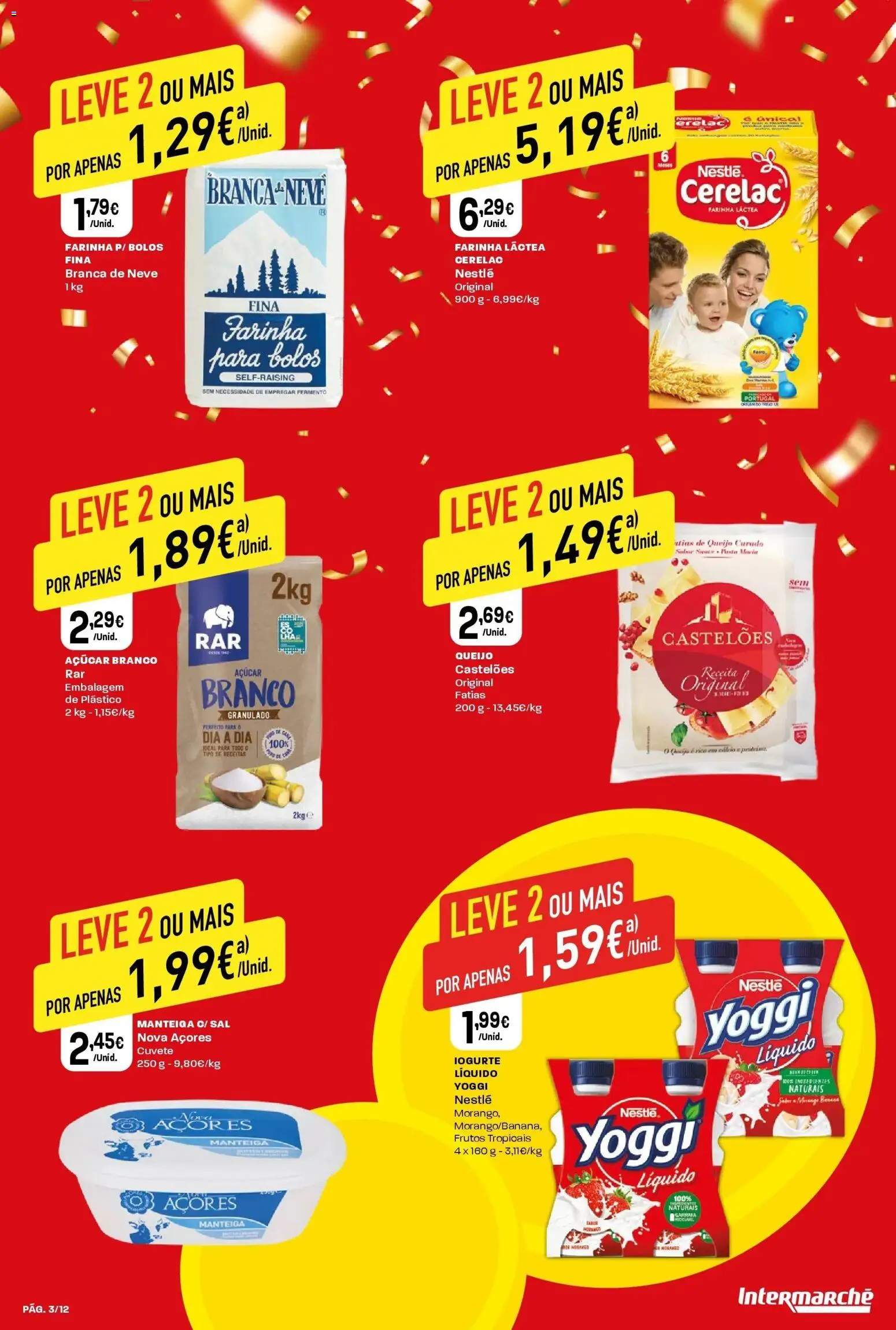 Intermarché - Aniversário à la poupança │ válido de 30.10.2025 | Página: 3 | Produtos: Manteiga, Queijo, Iogurte, Nestlé