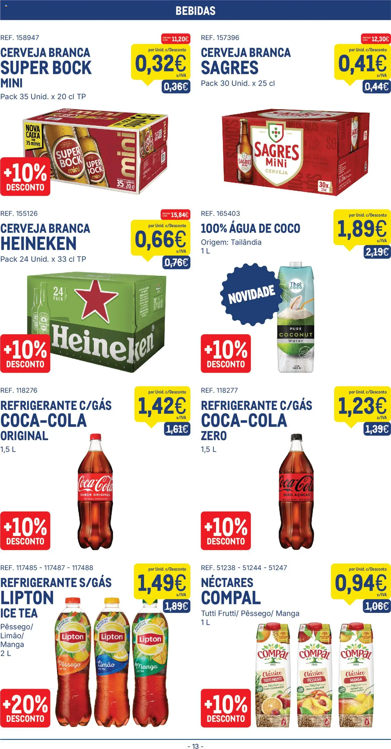 Makro folheto │ válido de 31.03.2026 | Página: 13 | Produtos: Refrigerante, Caixa, Cerveja, Açúcar