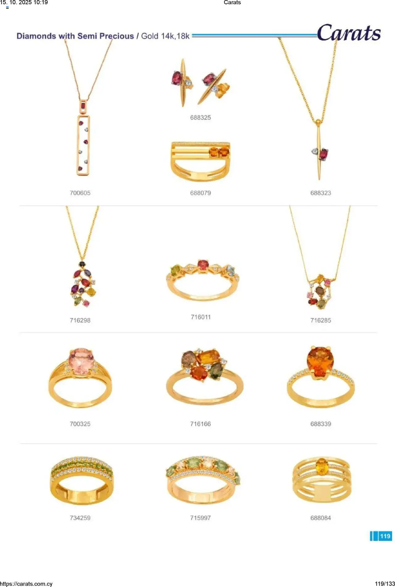Carats Jewellers Κατάλογος – σε ισχύ από 15.10.2025 | Σελίδα: 119