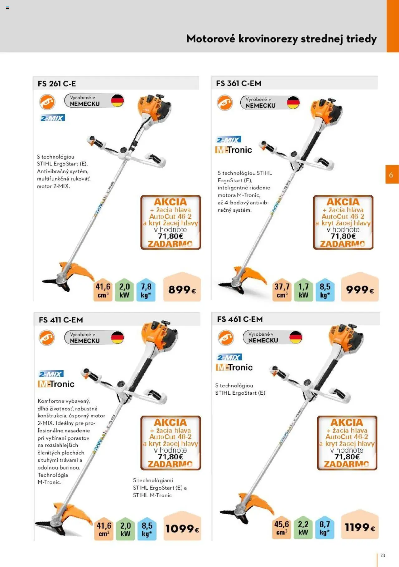 Nové STIHL akcie – leták je platný od 01.04.2025 | Strana: 73