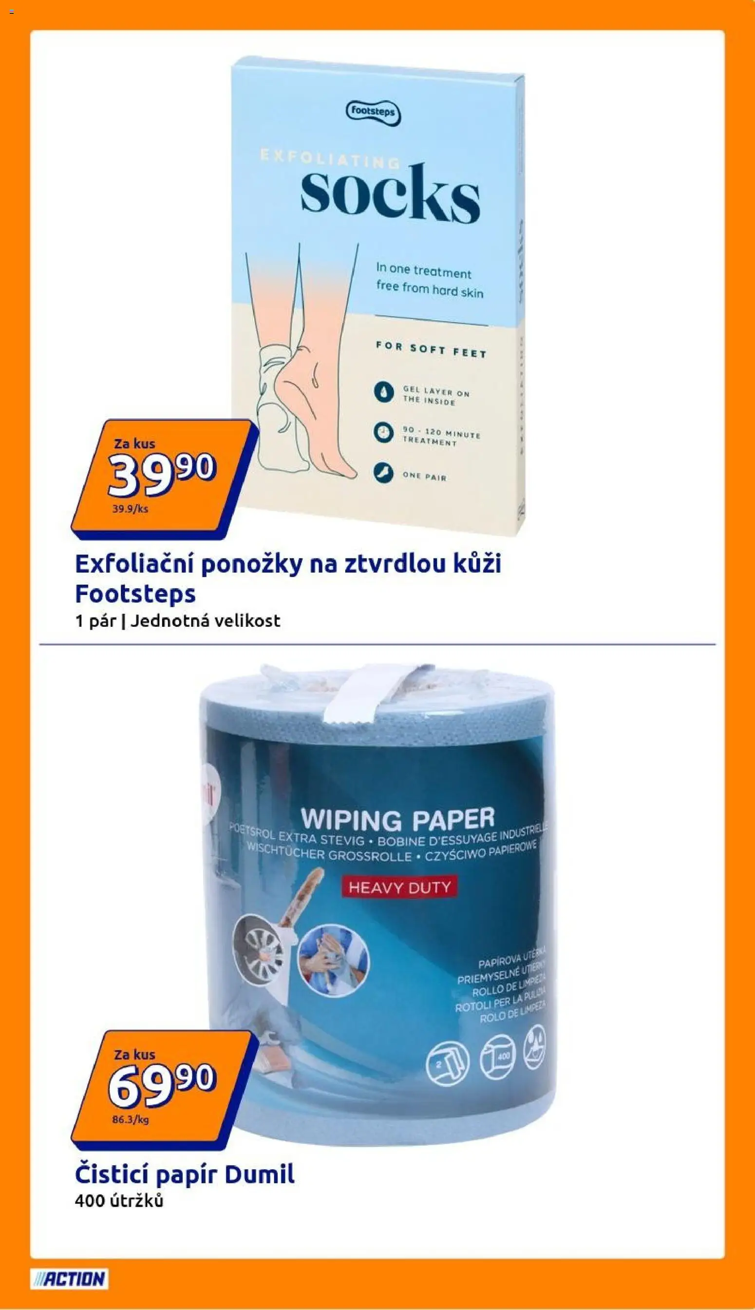 Action leták od 08.04.2026 | Strana: 13 | Produkty: Ponožky, Utěrka