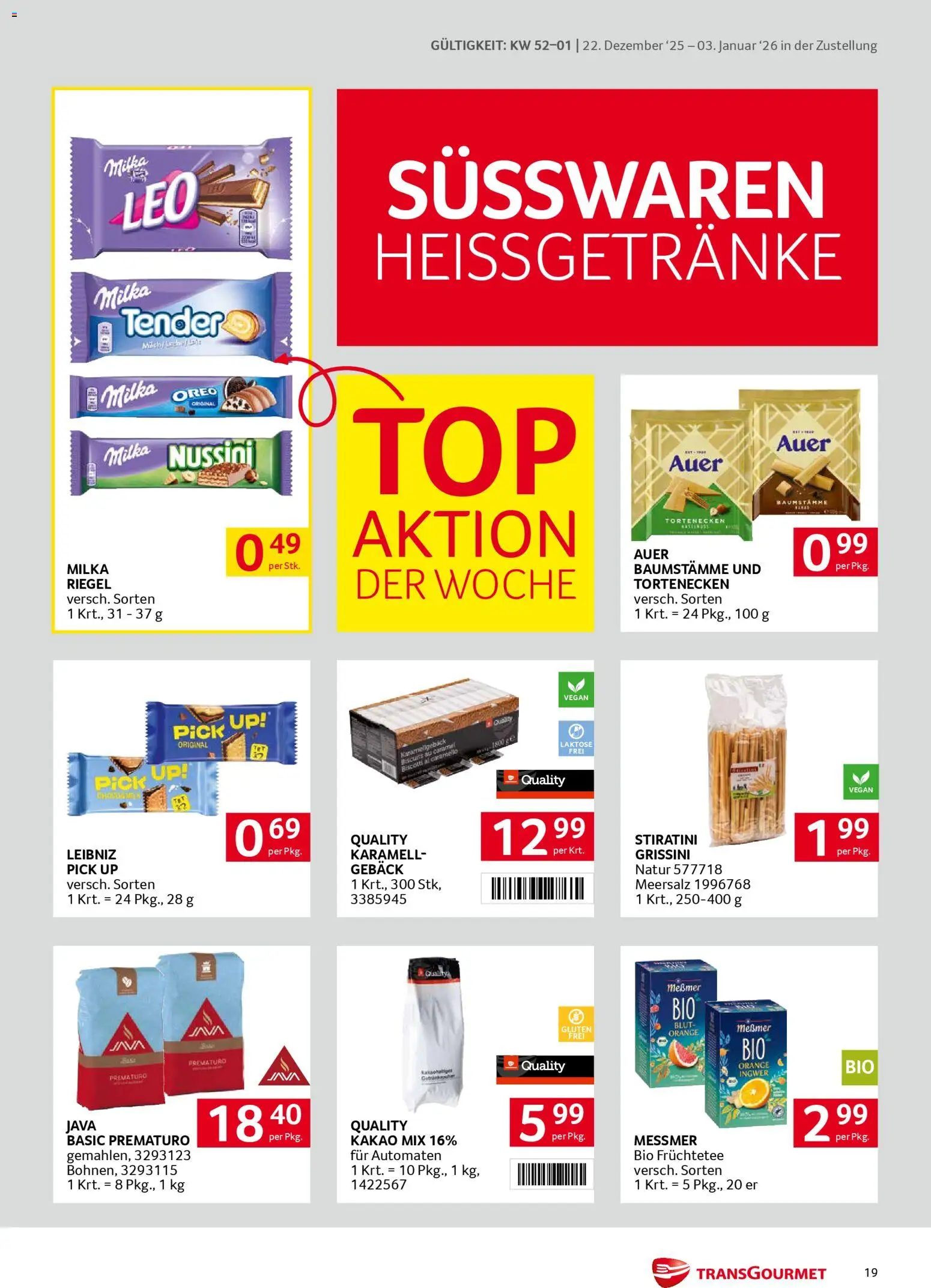 Transgourmet Zustellaktion gültig ab 22.12.2025 | Seite: 19