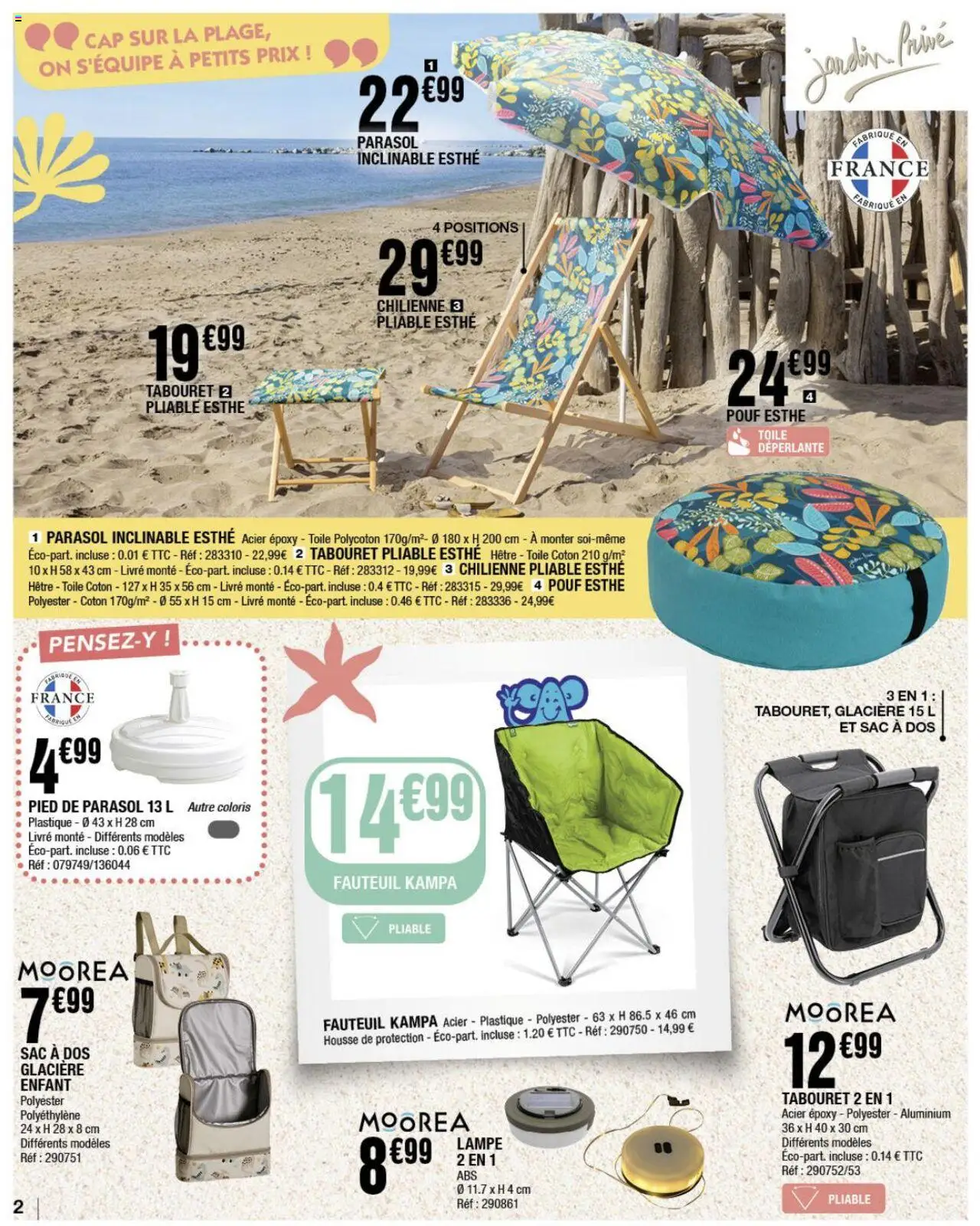  | Page: 2 | Produits: Coton, Lampe, Sac à dos, Livre