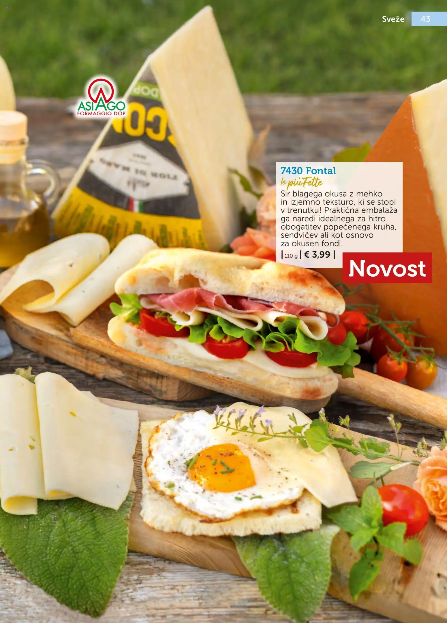 Novi Bofrost katalog ponudbe – veljaven od 04.03.2026 | Stran: 43 | Izdelki: Sir