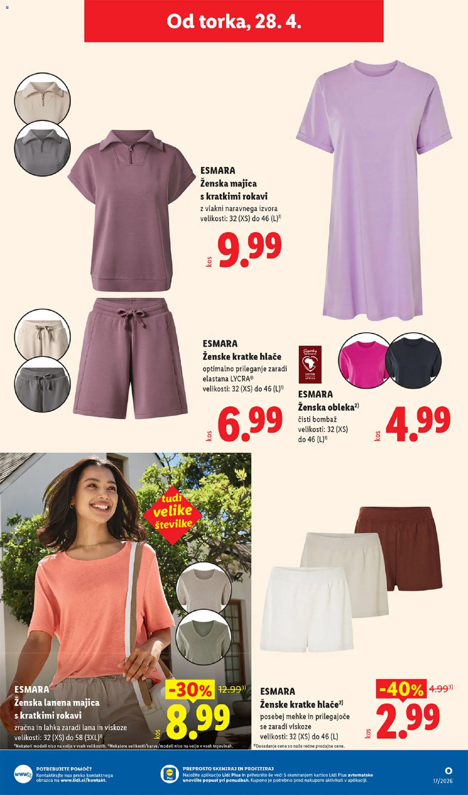 Novi Lidl katalog ponudbe – veljaven od 23.04.2026 | Stran: 57 | Izdelki: Majica, Hlace, Kratke hlace