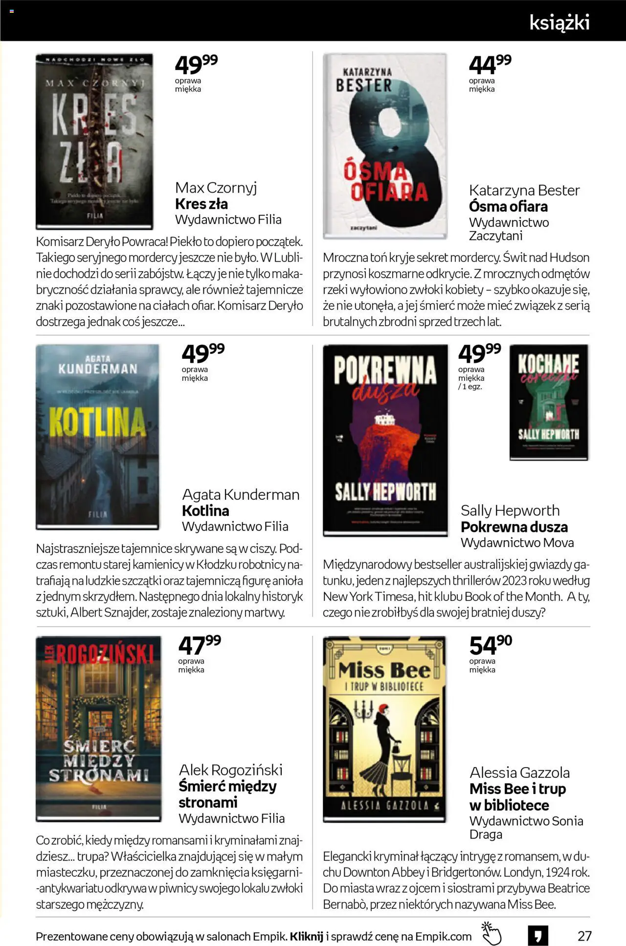 Empik promocje od 15.10.2025 | Strona: 27 | Produkty: Książki
