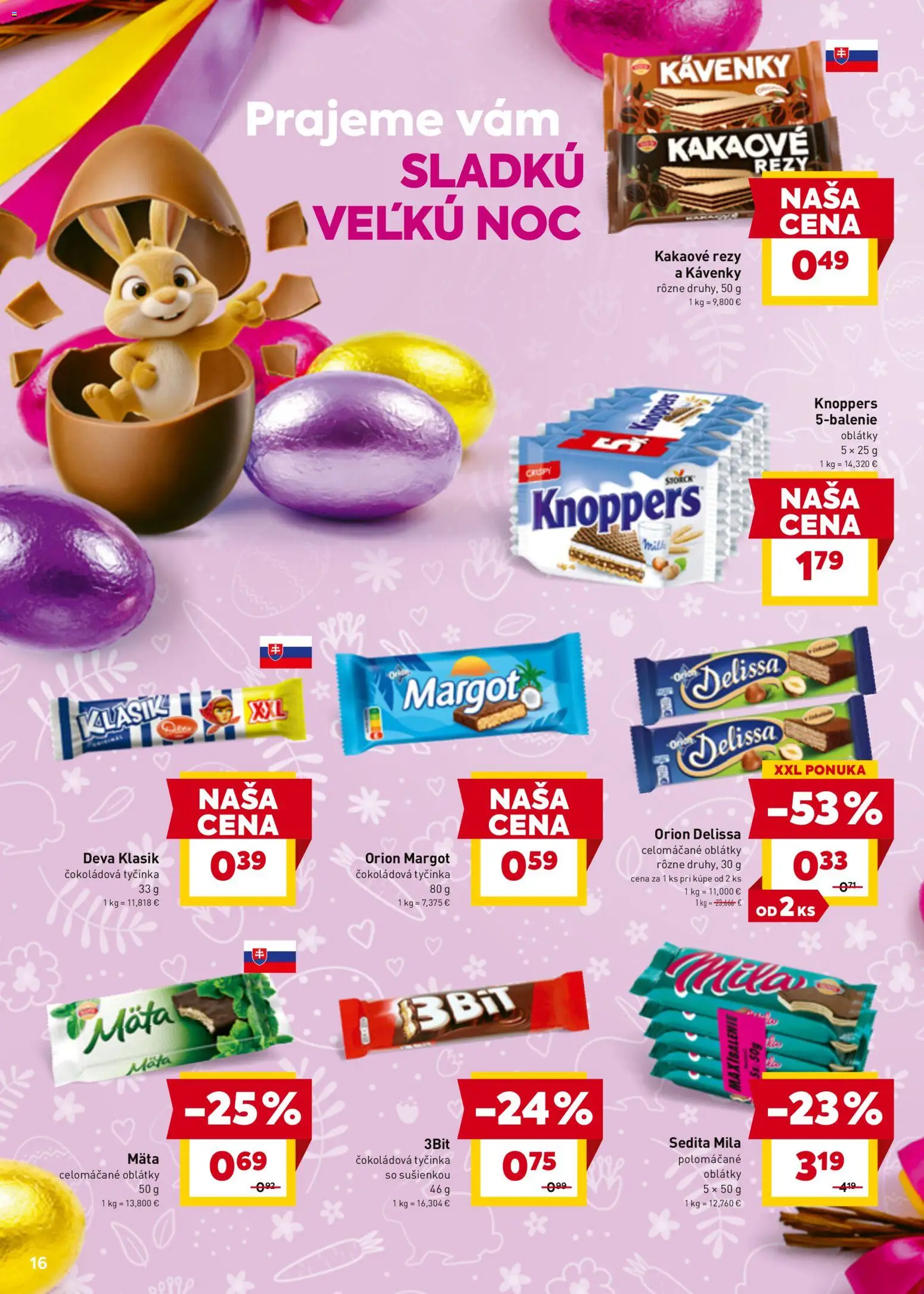 Nové Billa akcie – leták je platný od 25.03.2026 | Strana: 18 | Produkty: Mila