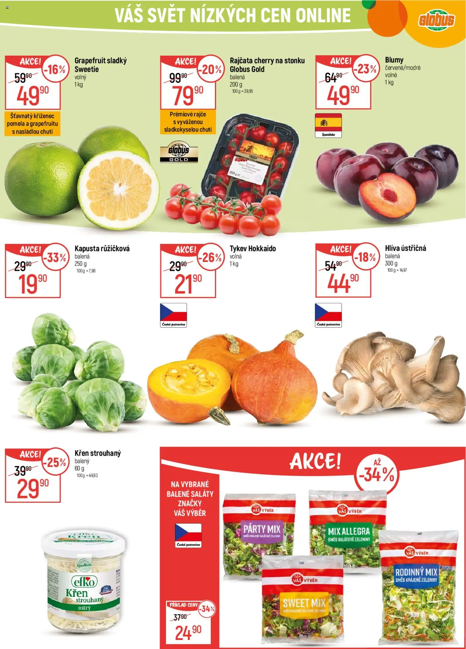 Globus leták od 27.12.2025 | Strana: 18 | Produkty: Saláty, Křen, Party mix, Kapusta