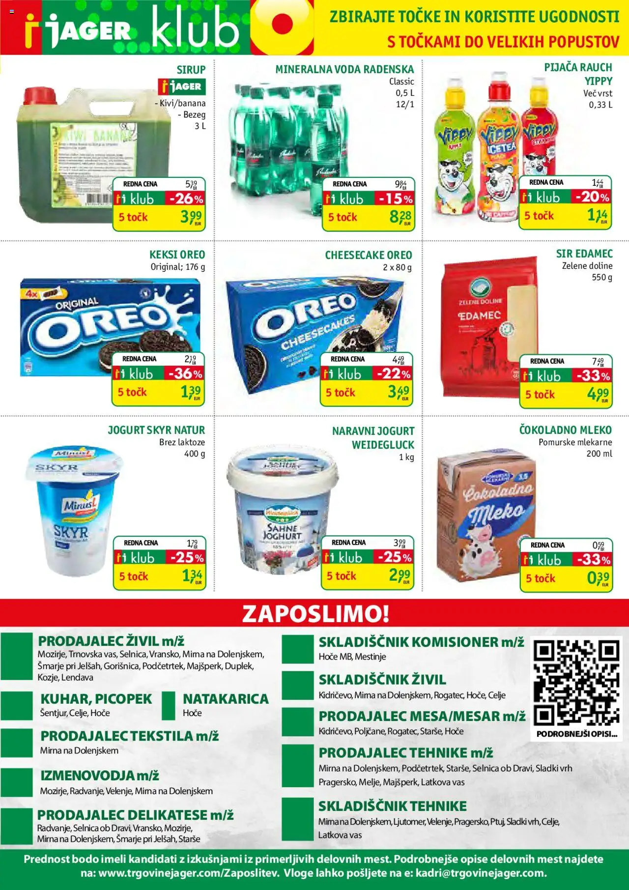 Jager katalog │ velja od 13.08.2025 | Stran: 13 | Izdelki: Keksi, Sirup, Skyr, Voda