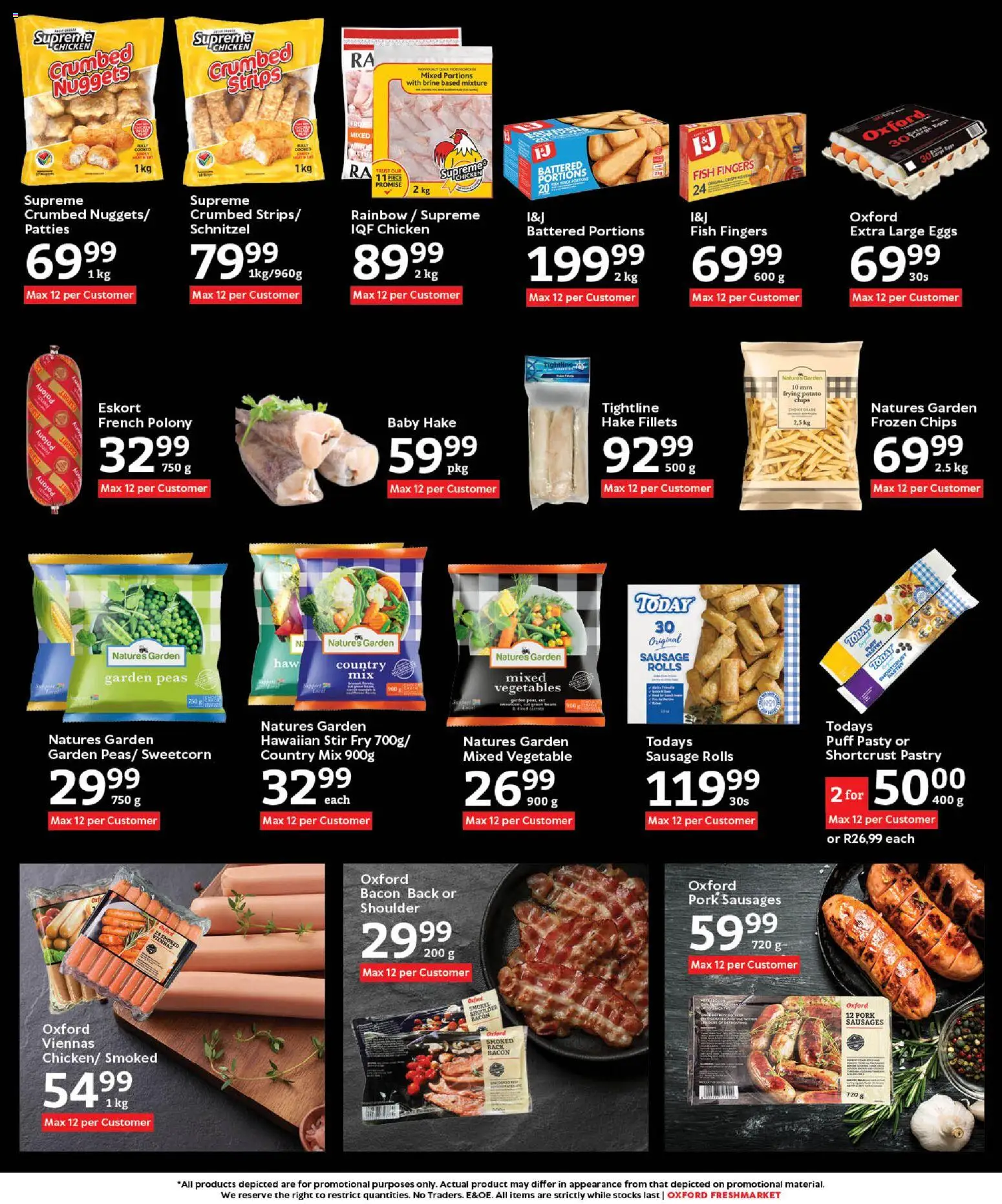 New Oxford Freshmarket catalogue – valid from 25.02.2026 | Page: 13 | Products: Eggs, Polony, Pork, Fish