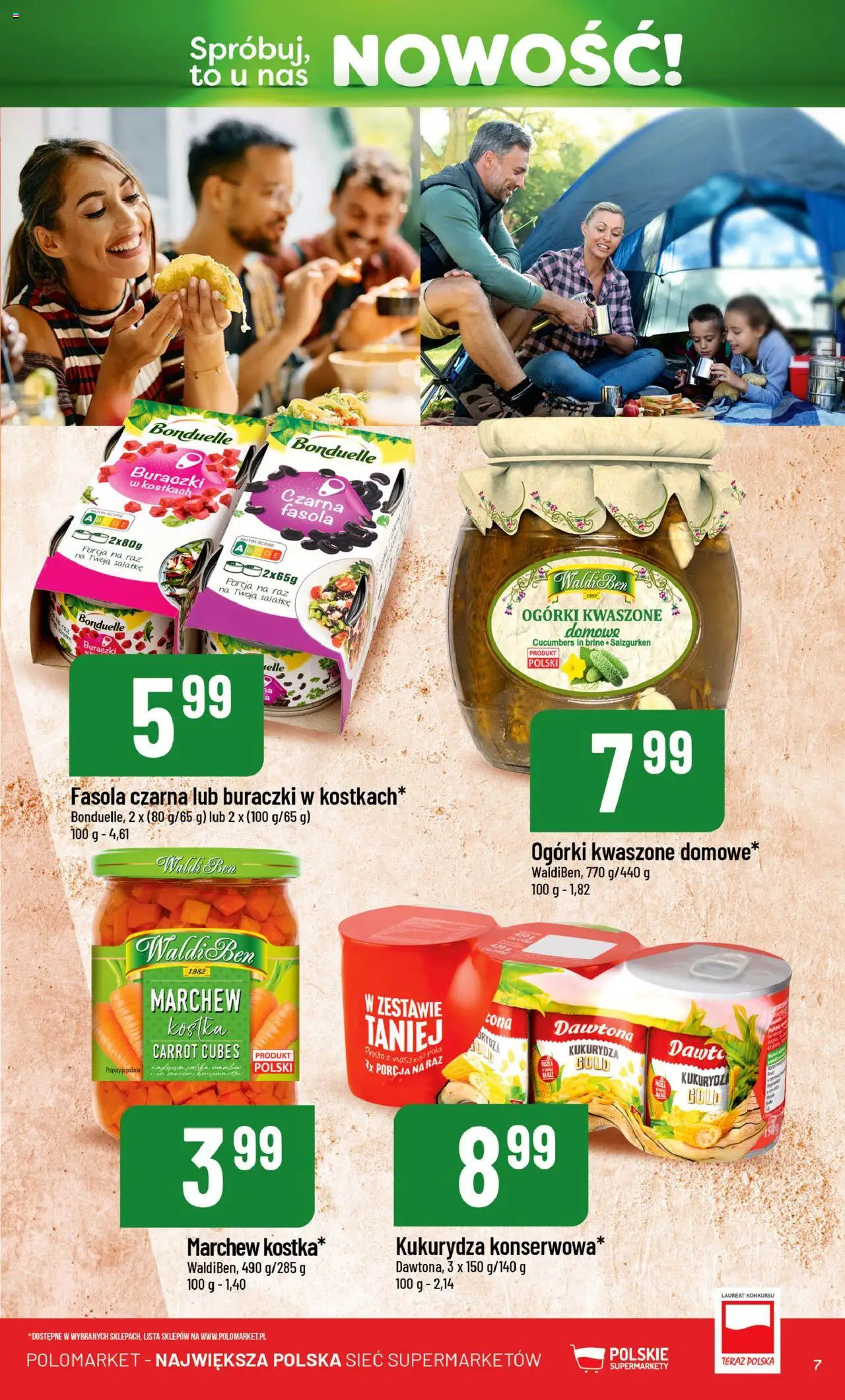 POLOmarket Gazetka - Nowości od 26.06.2025 | Strona: 7 | Produkty: Kukurydza, Róż, Czarna fasola, Ogórki