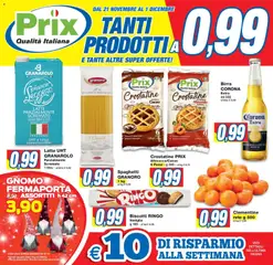 Anteprima del volantino Prix Abano Terme catalogo valido a partire dal 21.11.2025