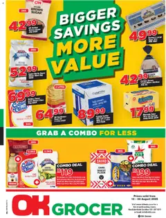 Preview of OK Foods specials valid from 13.08.2025