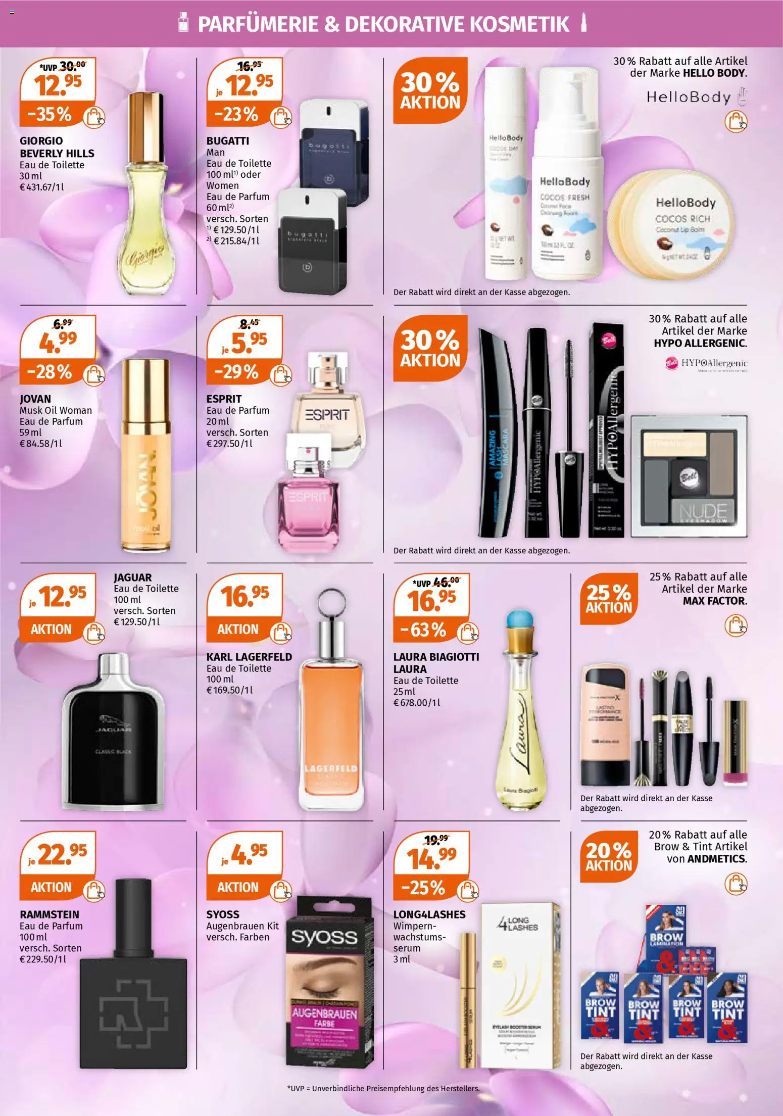 Müller Prospekt 	 – gültig ab 02.03.2026 | Seite: 13 | Produkte: Eau de Toilette, Mascara, Serum, Lip Balm