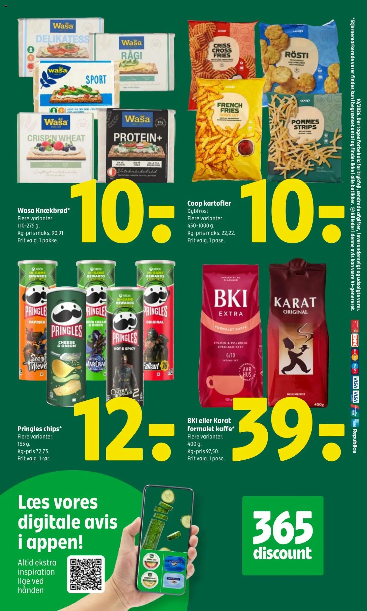 Coop 365 tilbudsavis – gyldig fra 05.03.2026 | Side: 3 | Produkter: Kaffe, Chips, Kartofler, Paprika