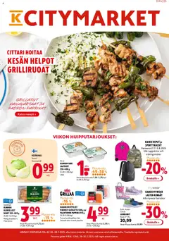 Katso K-Citymarket tarjoukset voimassa alkaen 28.07.2025