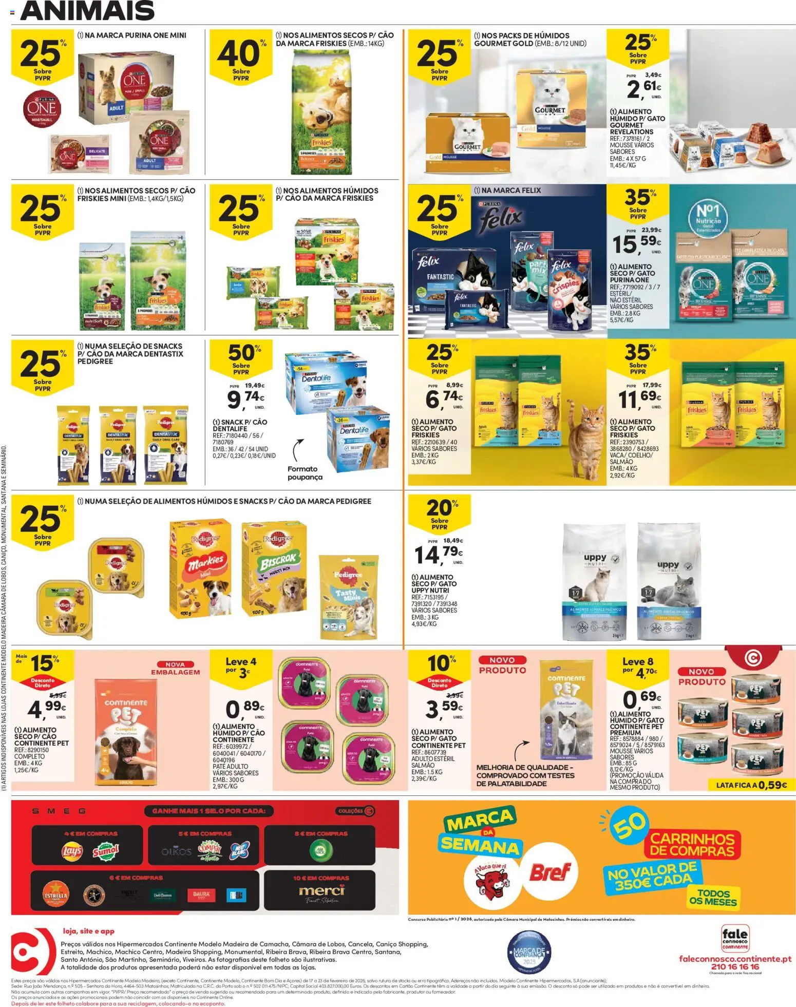Continente - Madeira │ válido de 17.02.2026 | Página: 16 | Produtos: Purina one, Salmão