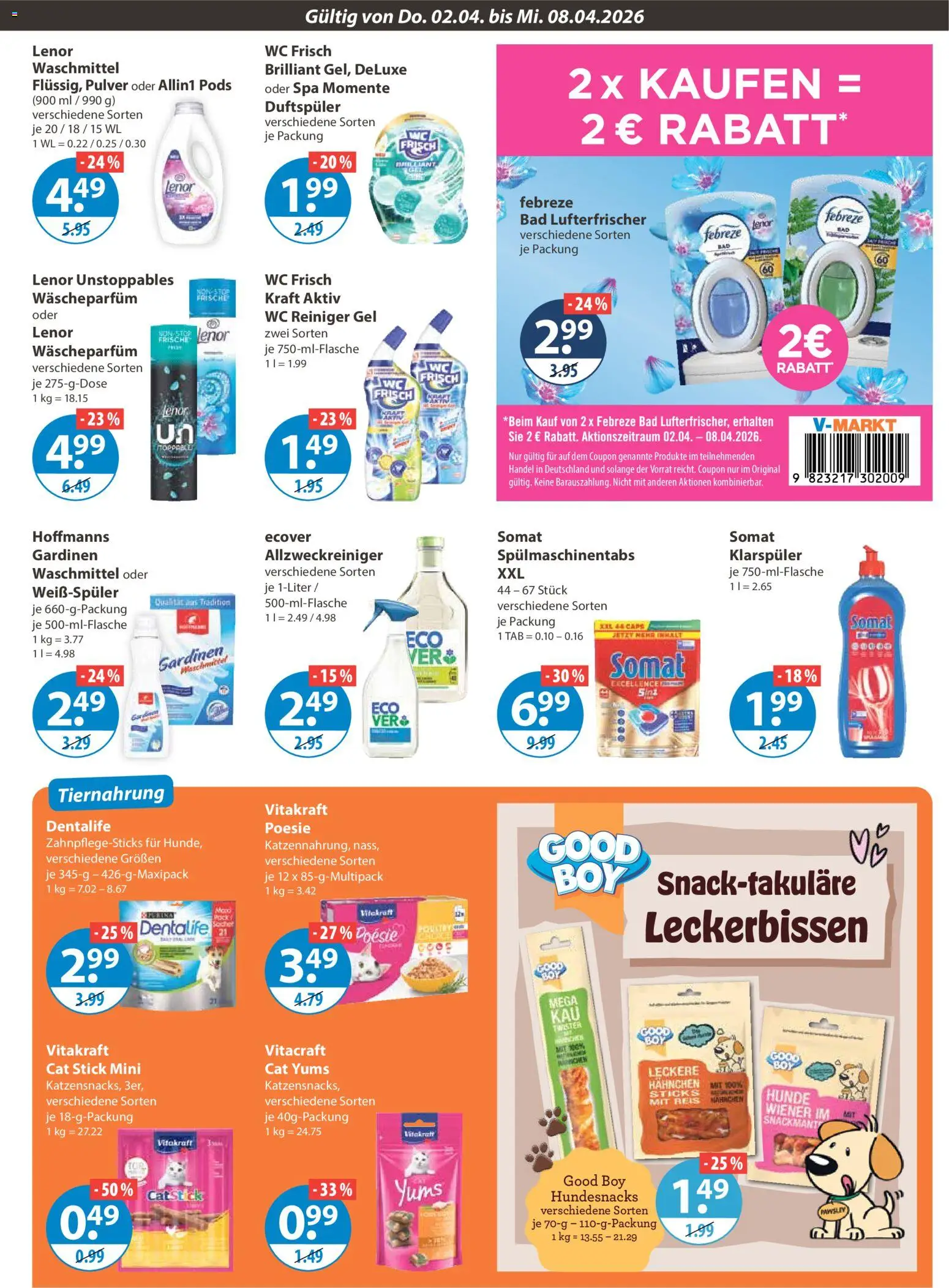 V-Markt Angebote | 02.04.2026 | Wie erhält man einen begrenzten Rabatt? | Deutschland