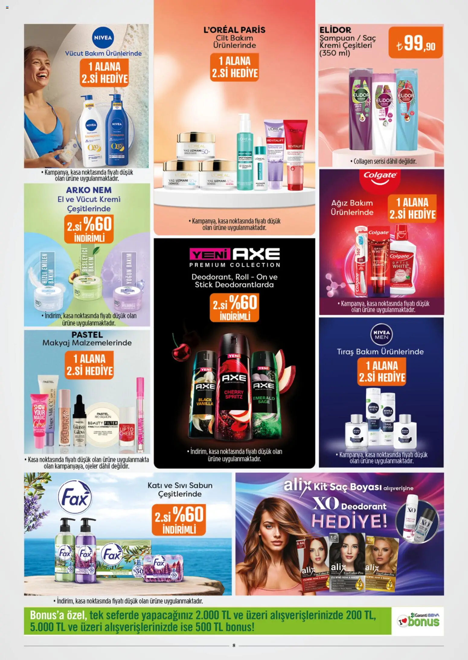 Özdilek Katalog - 22.10.2025 tarihinden itibaren geçerlidir | Sayfa: 8 | Ürünler: Vücut kremi, Sabun, Makyaj, Kasa