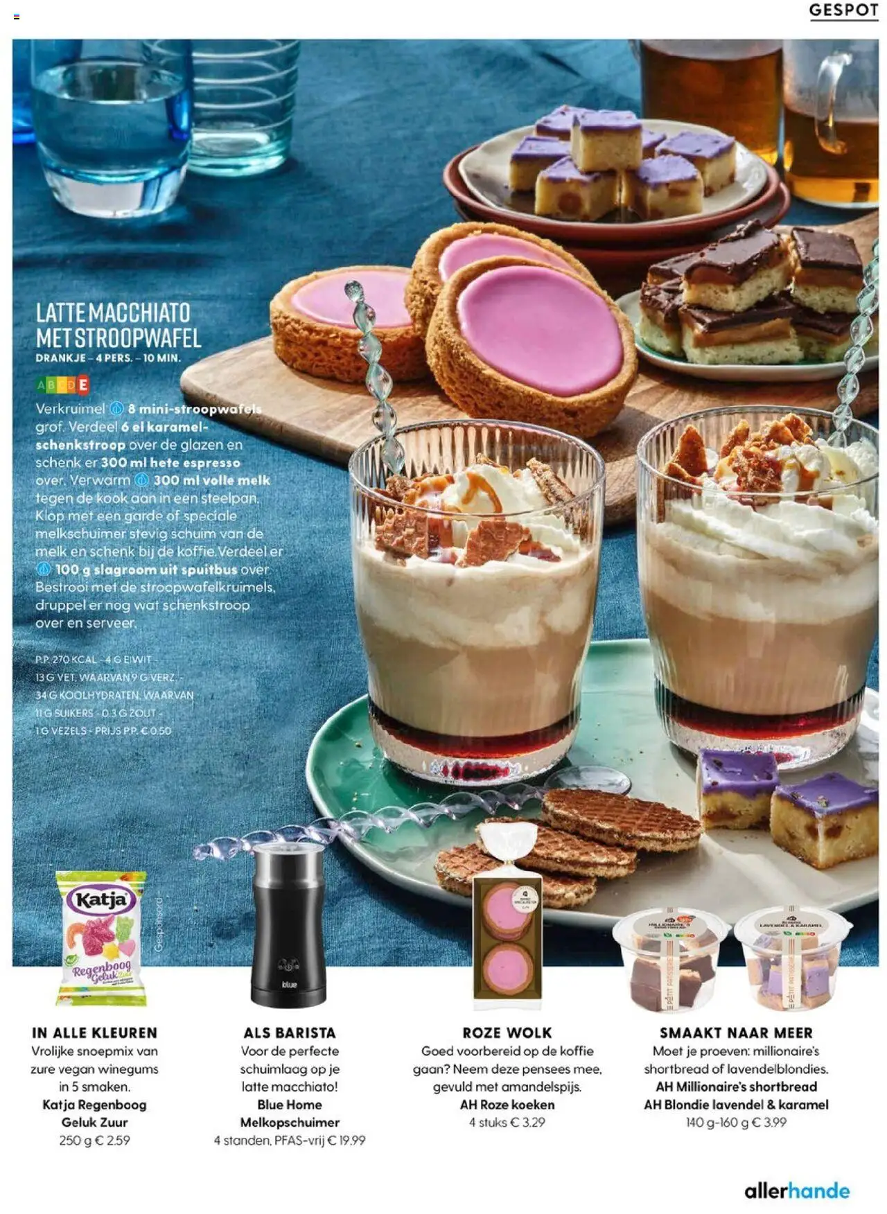 {H1} | Pagina: 119 | Producten: Koffie, Slagroom, Volle melk, Cukrászhab