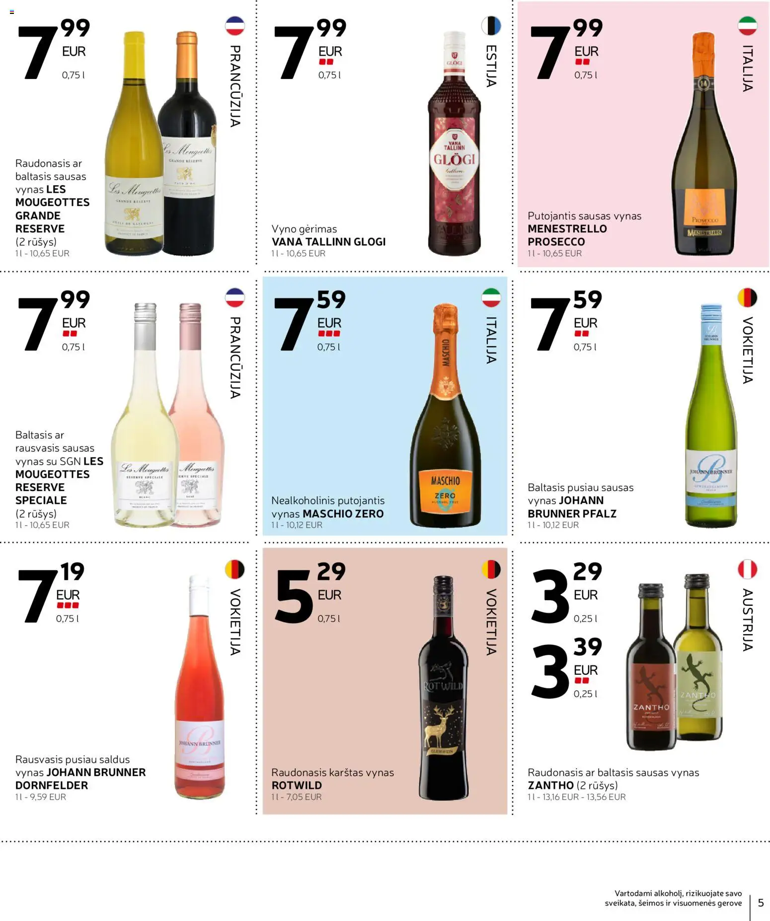 Rimi akcijos nuo 04.11.2025 | Puslapis: 5 | Prekių: Vynas